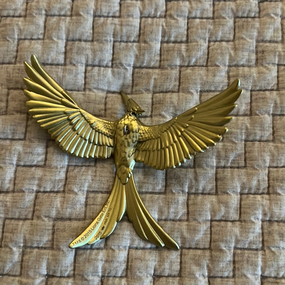 Hallmark mockingjay ornament.